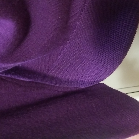 Purple faux wrap top - Picture 4 of 4
